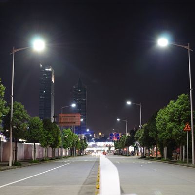 LED Street Light installed in city driveway